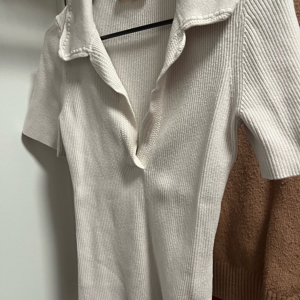 Sezane Eloy Ribbed Top - Picture 2 of 3